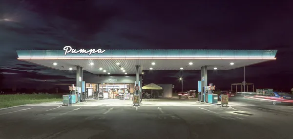 Pumpa in Lozorno, Slovakia, on D2 highway in the direction to Žilina.